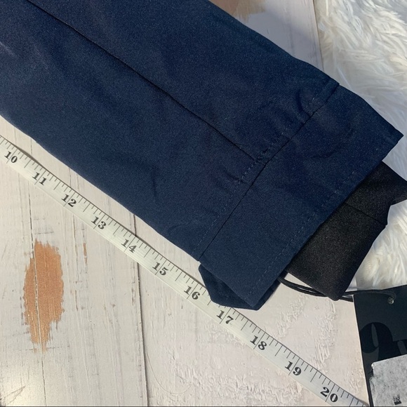 Nine West Jacket Hooded Long Parka Navy Small - Picture 14 of 16